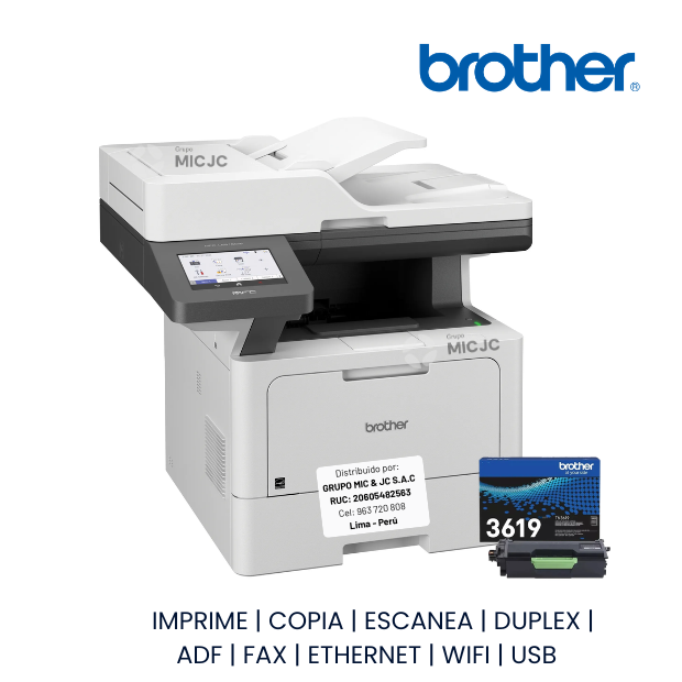 IMPRESORA MULTIFUNCIONAL BROTHER MONOCROMÁTICA LASER MFC-L6915DW